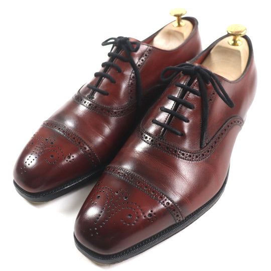 EDWARD GREEN Leather shoes Main: Leather Burgundy CADGAN mens 8 1/2 Used Authentic