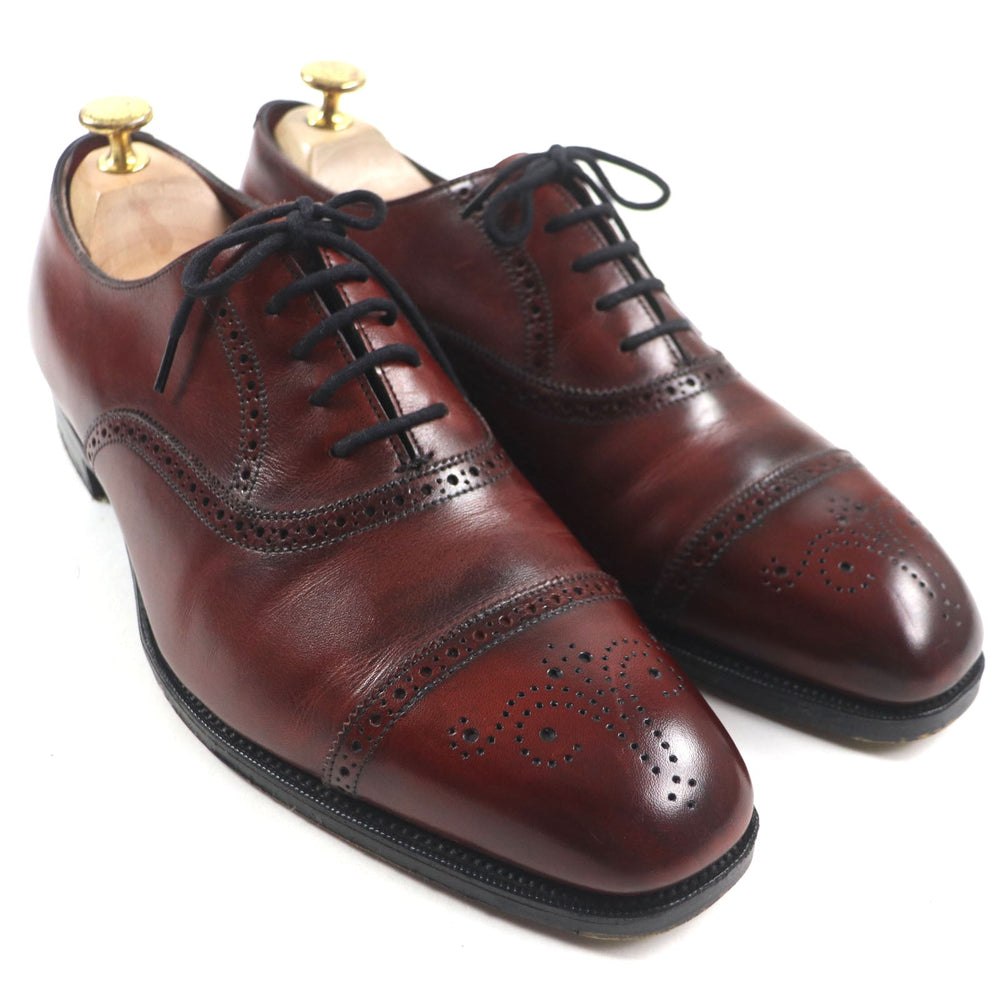 EDWARD GREEN Leather shoes Main: Leather Burgundy CADGAN mens 8 1/2 Used Authentic