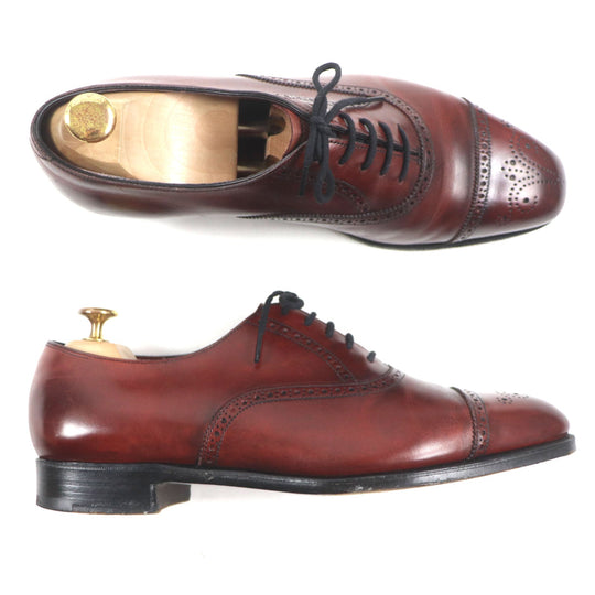 EDWARD GREEN Leather shoes Main: Leather Burgundy CADGAN mens 8 1/2 Used Authentic
