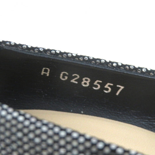 CHANEL pumps G28557 Main: Leather Silver Black type Women 35.5 Used Authentic