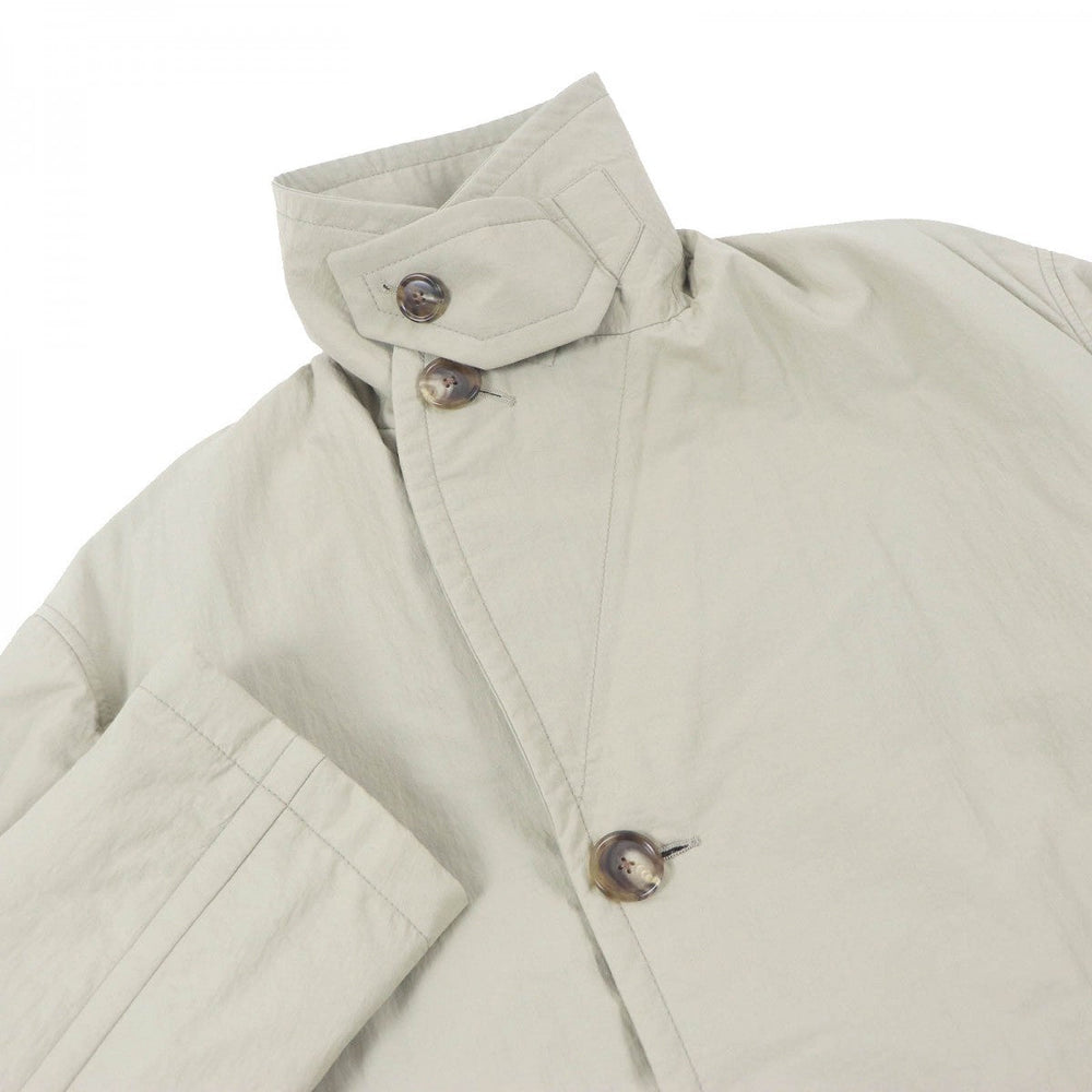 HERMES coat Outer: 57% nylon, Outer: 43% cotton, Lining: 80% nylon, Lining: 20% polyurethane, Filling: 95% polyester khaki mens 44 Used Authentic