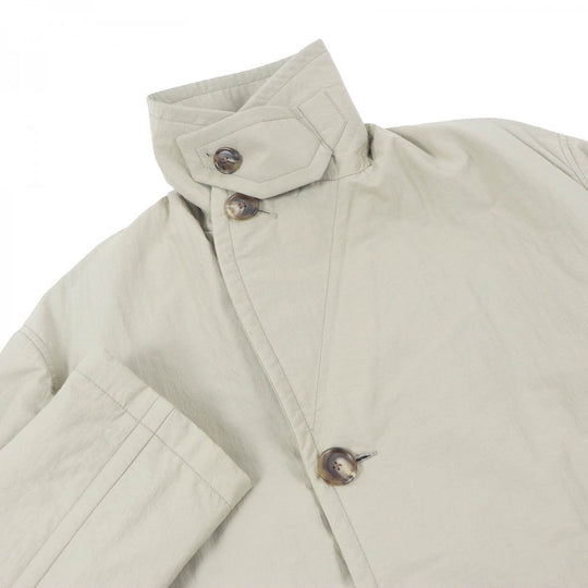 HERMES coat Outer: 57% nylon, Outer: 43% cotton, Lining: 80% nylon, Lining: 20% polyurethane, Filling: 95% polyester khaki mens 44 Used Authentic