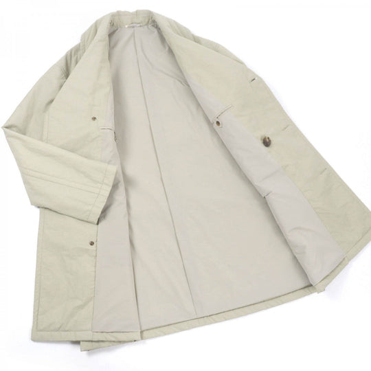 HERMES coat Outer: 57% nylon, Outer: 43% cotton, Lining: 80% nylon, Lining: 20% polyurethane, Filling: 95% polyester khaki mens 44 Used Authentic