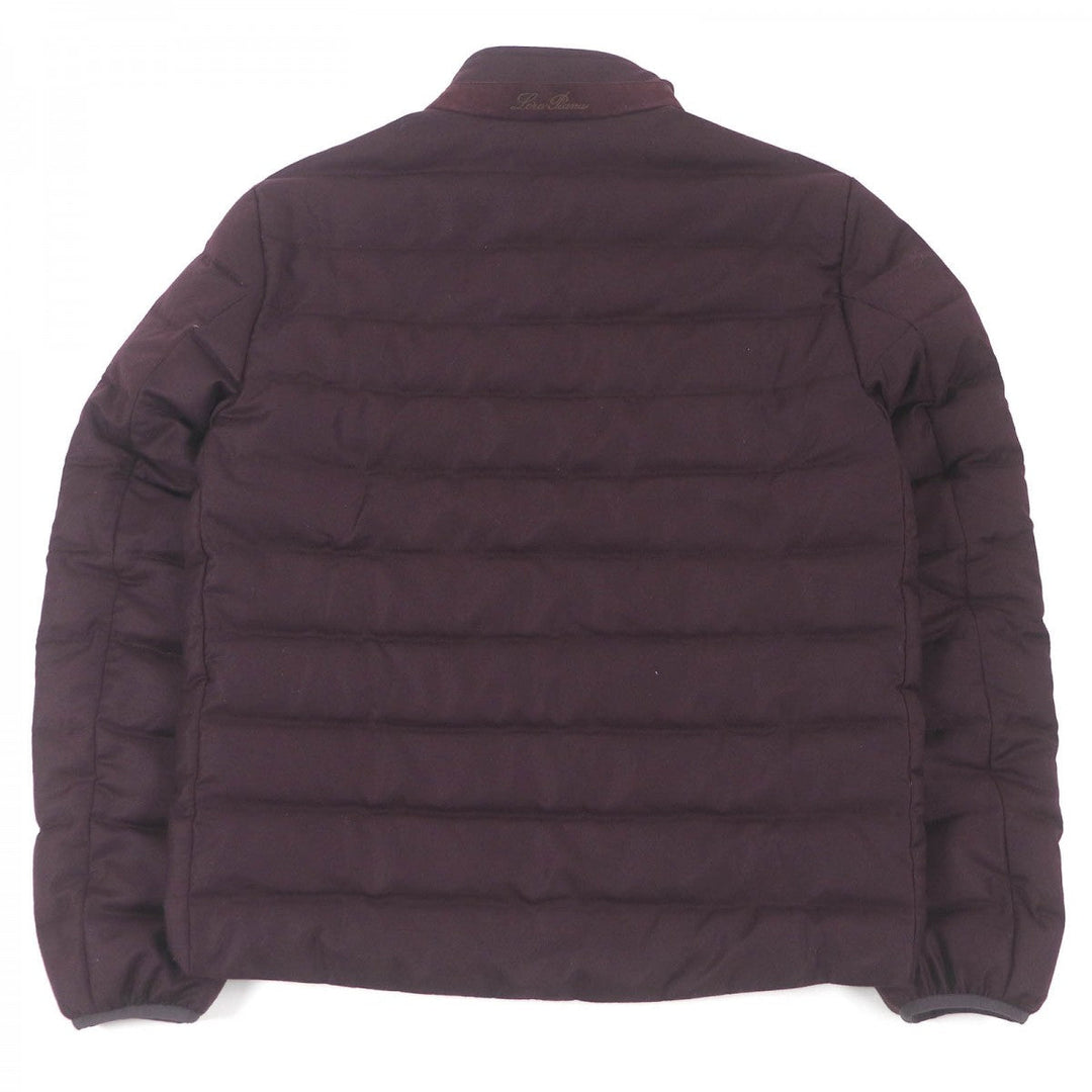 Loro Piana Down jacket FAI2048 Main: 95% wool, Main: 5% silk, Lining: 100% polyester, Filling: 90% down, Filling: 10% feather purple mens S Used Authentic