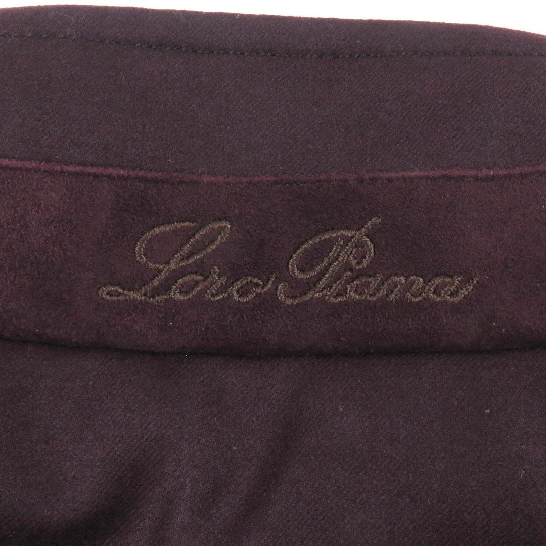 Loro Piana Down jacket FAI2048 Main: 95% wool, Main: 5% silk, Lining: 100% polyester, Filling: 90% down, Filling: 10% feather purple mens S Used Authentic