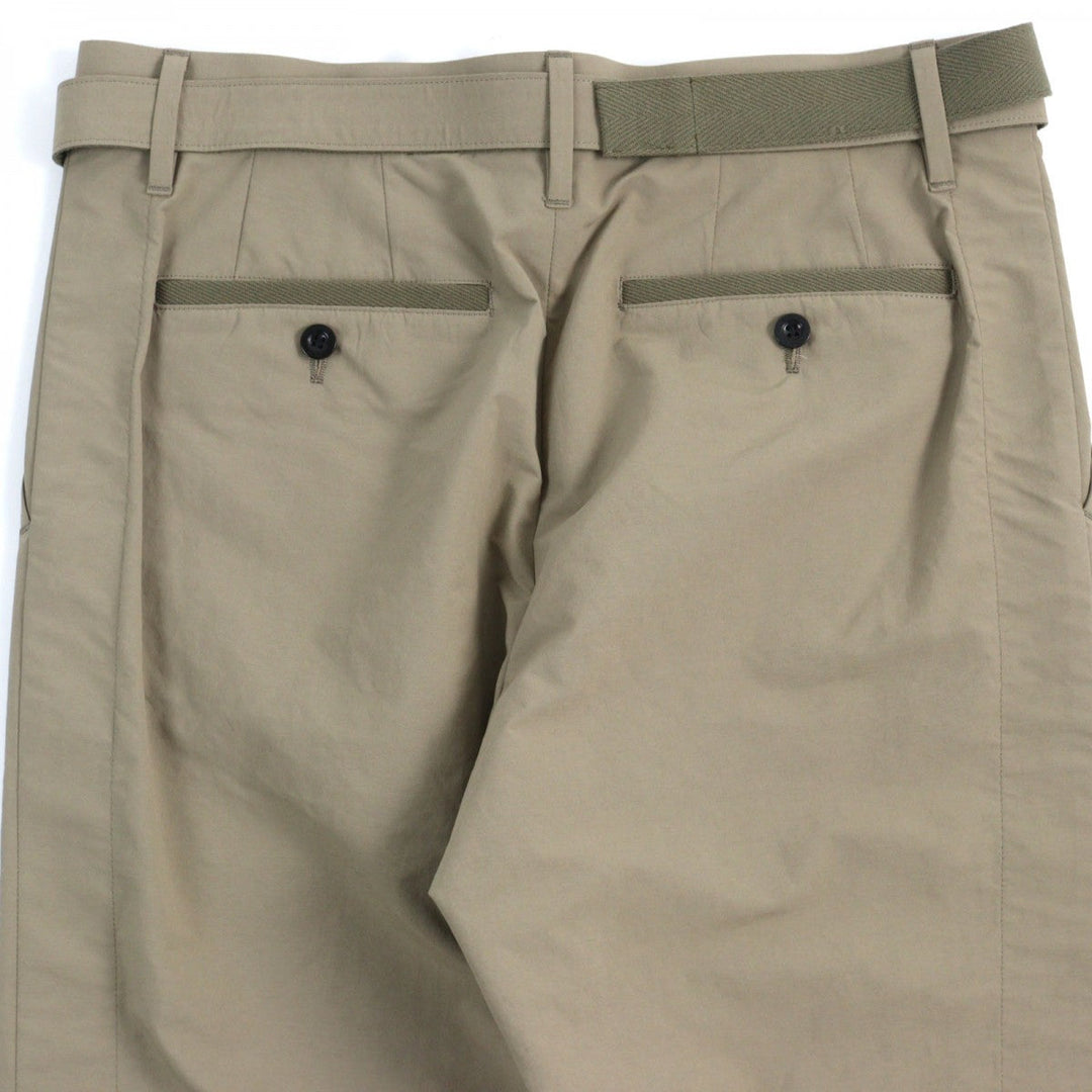 Sacai Pants 23-03143M polyester beige Matte Tatteta Punts 2