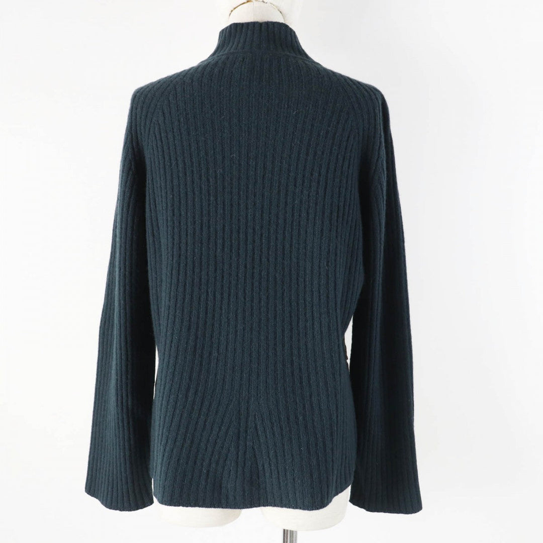 HERMES knit silk Dark Green Multi Margiela period XL