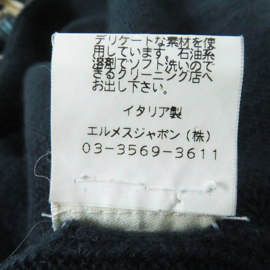 HERMES knit silk Dark Green Multi Margiela period XL