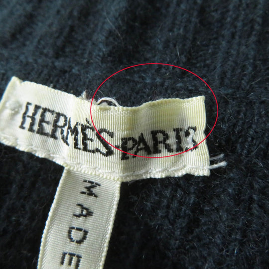 HERMES knit silk Dark Green Multi Margiela period XL