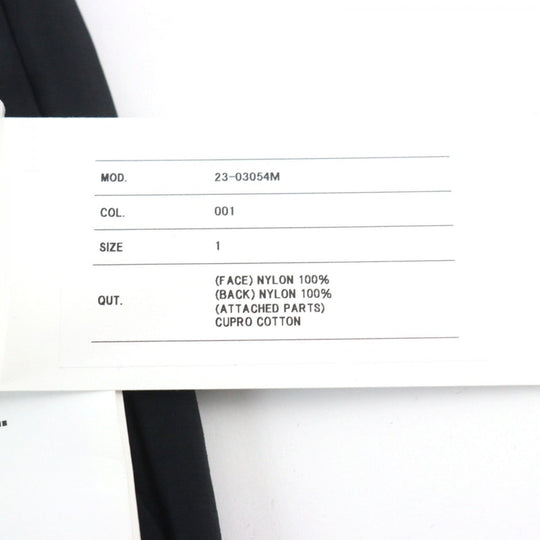 Sacai Pants 23-03054M Nylon black Nylon Bonding Pants 1