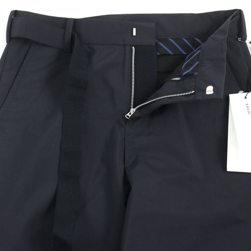 Sacai Pants 23-03054M Nylon black Nylon Bonding Pants 1