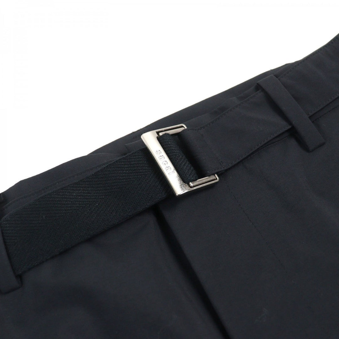 Sacai Pants 23-03054M Nylon black Nylon Bonding Pants 1