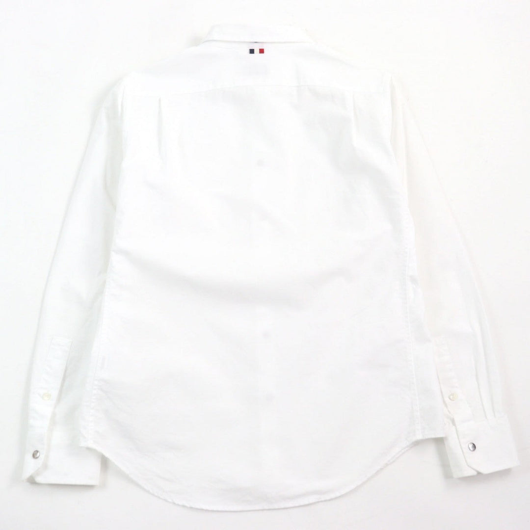 MONCLER Long sleeve shirt F20912F70260 54A3B Outer material: 100% cotton white CAMICIA mens M Used Authentic