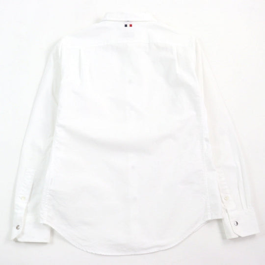 MONCLER Long sleeve shirt F20912F70260 54A3B Outer material: 100% cotton white CAMICIA mens M Used Authentic