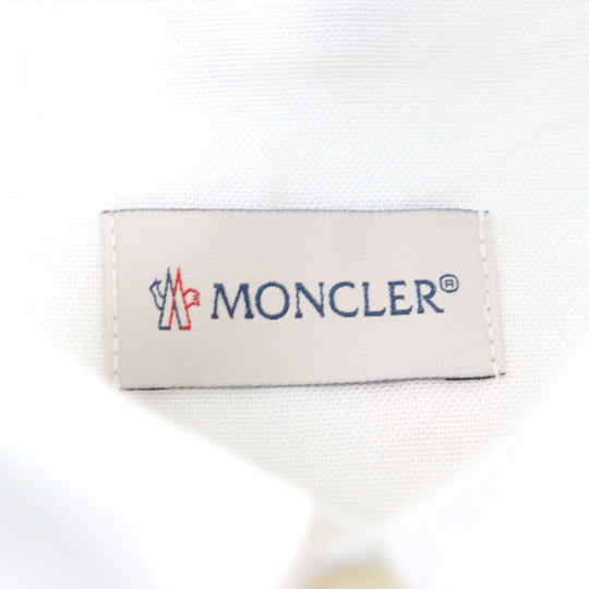 MONCLER Long sleeve shirt F20912F70260 54A3B Outer material: 100% cotton white CAMICIA mens M Used Authentic