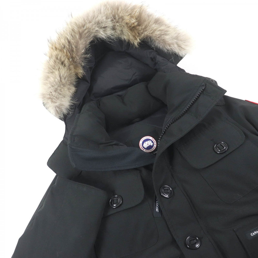 CANADA GOOSE Down jacket 2301JM Outer: 85% polyester, Outer: 15% cotton, Lining: 100% nylon, Filling: down, Fur: coyote black Russell Parka Russell mens S Used Authentic