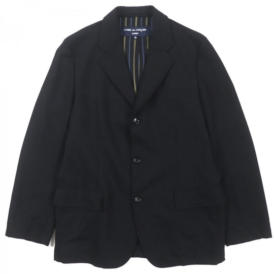 COMME des GARCONS HOMME tailored jacket HS-J109 Outer: 100% wool, Lining: 100% cupra black mens XS Used Authentic