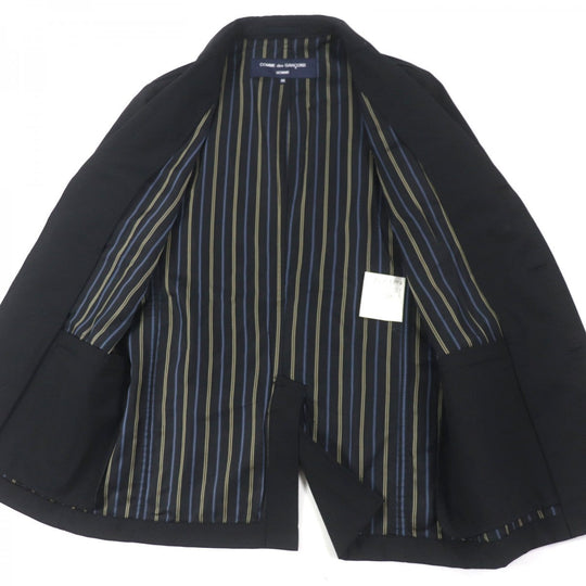 COMME des GARCONS HOMME tailored jacket HS-J109 Outer: 100% wool, Lining: 100% cupra black mens XS Used Authentic