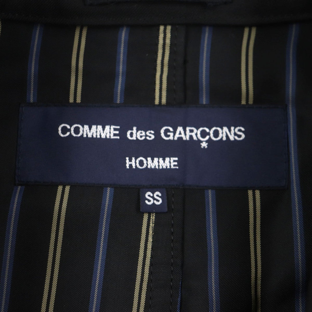COMME des GARCONS HOMME tailored jacket HS-J109 Outer: 100% wool, Lining: 100% cupra black mens XS Used Authentic