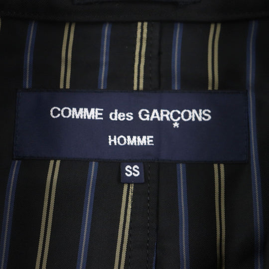 COMME des GARCONS HOMME tailored jacket HS-J109 Outer: 100% wool, Lining: 100% cupra black mens XS Used Authentic