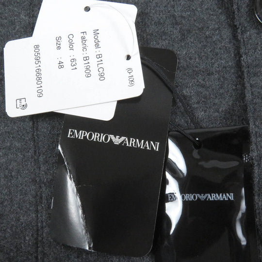 EMPORIO ARMANI coat Virgin wool gray 48