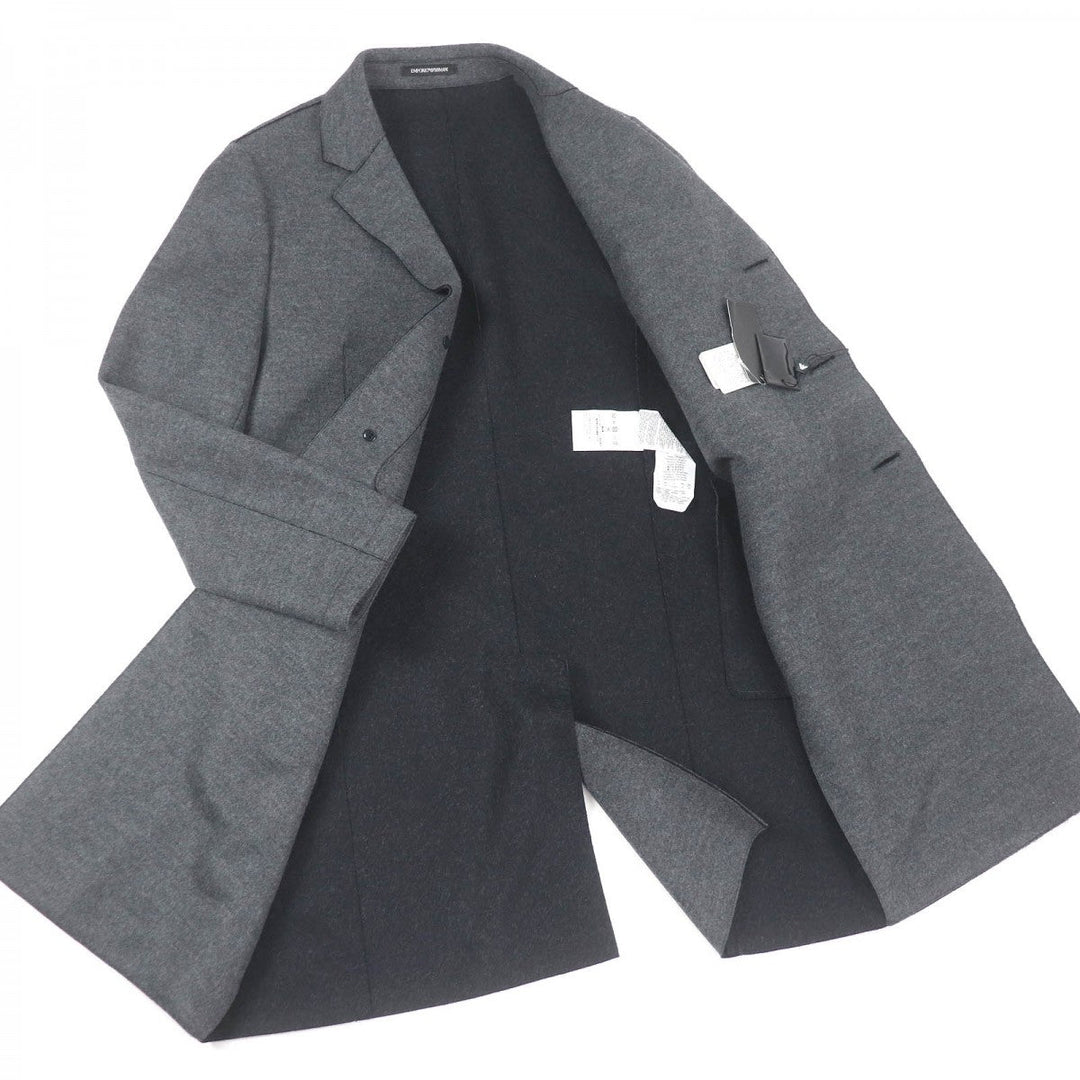 EMPORIO ARMANI coat Virgin wool gray 48