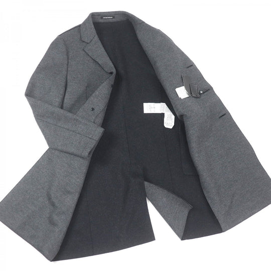 EMPORIO ARMANI coat Virgin wool gray 48
