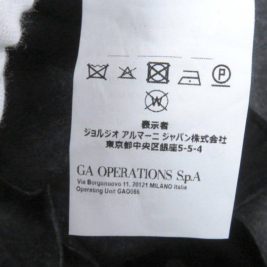 EMPORIO ARMANI coat Virgin wool gray 48