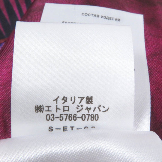 ETRO tailored jacket Outer: 100% linen, Lining: 50% rayon, Lining: 50% cupra, Sleeve lining: 100% rayon pink mens 46 Used Authentic