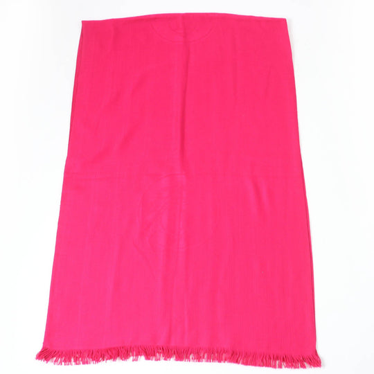 HERMES Stall Main: 65% cashmere, Main: 35% silk pink Women Used Authentic