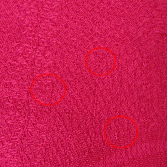 HERMES Stall Main: 65% cashmere, Main: 35% silk pink Women Used Authentic