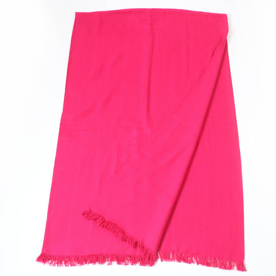 HERMES Stall Main: 65% cashmere, Main: 35% silk pink Women Used Authentic