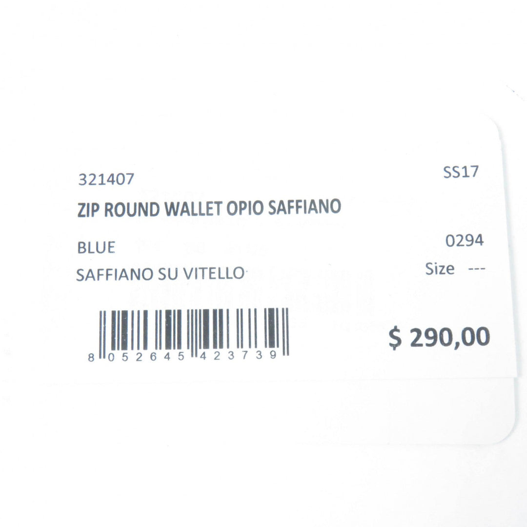 Vivienne Westwood Long Wallet Purse Main: Saffiano leather blue Women Used Authentic