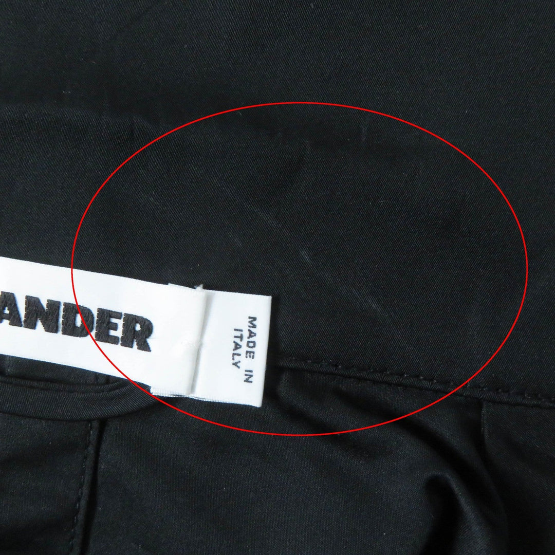 JIL SANDER coat Outer material: 70% polyester, Outer material: 30% silk black Women 34 Used Authentic