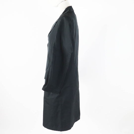 JIL SANDER coat Outer material: 70% polyester, Outer material: 30% silk black Women 34 Used Authentic