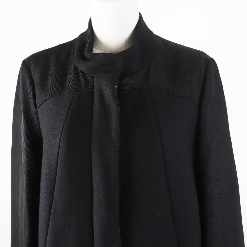 HELMUT LANG coat 3409031 Outer: 75% wool, Outer: 25% nylon, Part: 100% nylon, Lining: 100% cotton, Sleeve lining: 94% polyester black Women M Used Authentic
