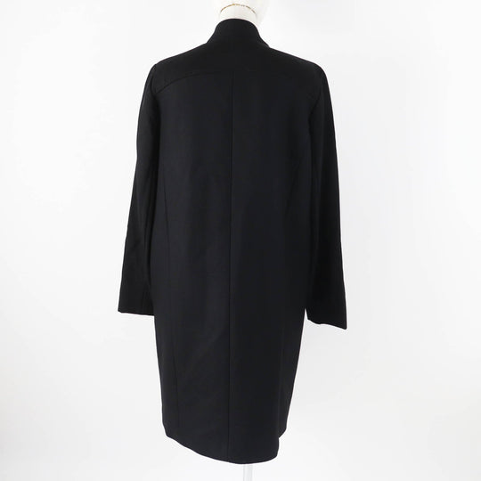 HELMUT LANG coat 3409031 Outer: 75% wool, Outer: 25% nylon, Part: 100% nylon, Lining: 100% cotton, Sleeve lining: 94% polyester black Women M Used Authentic