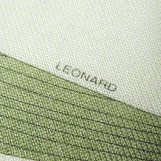 LEONARD FASHION cardigan Outer: 75% wool, Outer: 25% silk Ivory Multi Women L Used Authentic