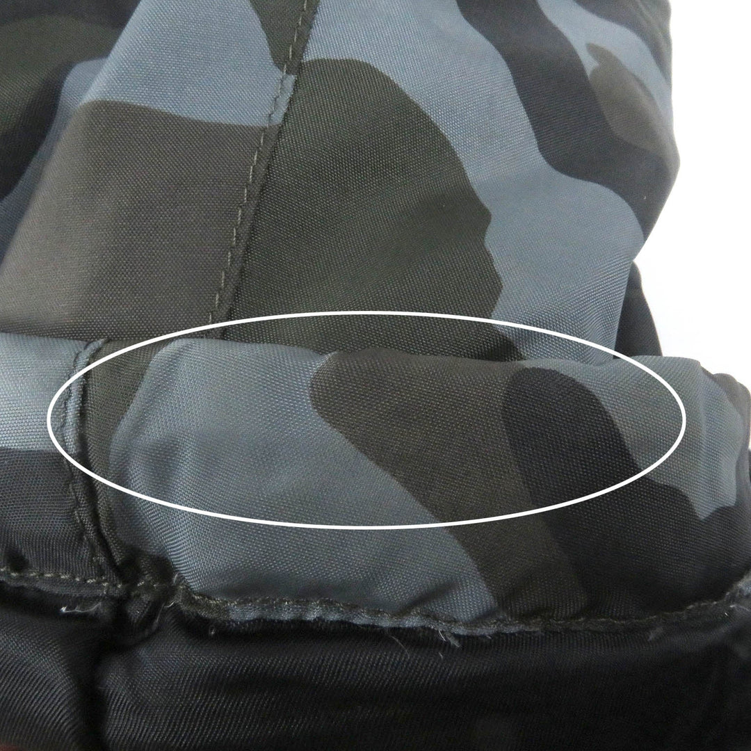 BURBERRY BLACK LABEL Down jacket Main: 100% nylon, lining: polyester, lining: cupra, sleeve lining: cupra, padding: 95% down Khaki type mens M Used Authentic