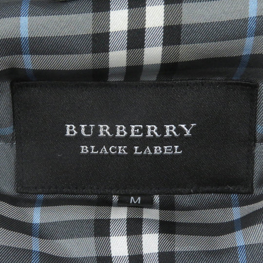 BURBERRY BLACK LABEL Down jacket Main: 100% nylon, lining: polyester, lining: cupra, sleeve lining: cupra, padding: 95% down Khaki type mens M Used Authentic