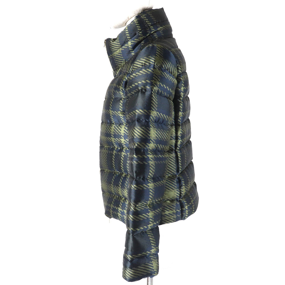 Herno Down jacket PI0714D-12184 Outer: 100% polyamide (nylon), Lining: 100% polyamide (nylon), Filling: 80% down, Filling: 10% feather Navy Khaki type Women 38 Used Authentic