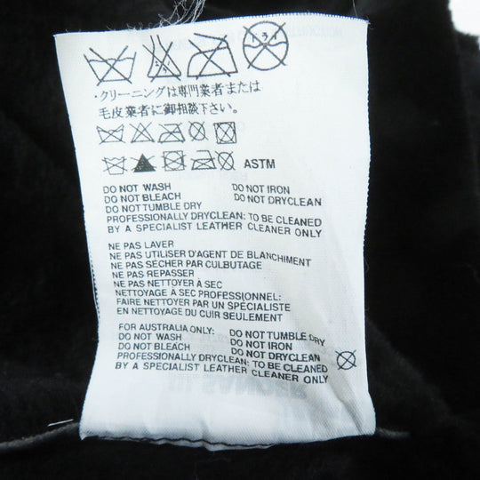 JIL SANDER Mouton jacket Main: 100% leather black Women 36 Used Authentic