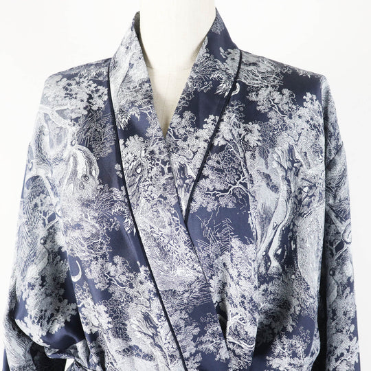 Christian Dior Jacket 141V35A6776 Main: 100% silk Navy white Women 44 Used Authentic