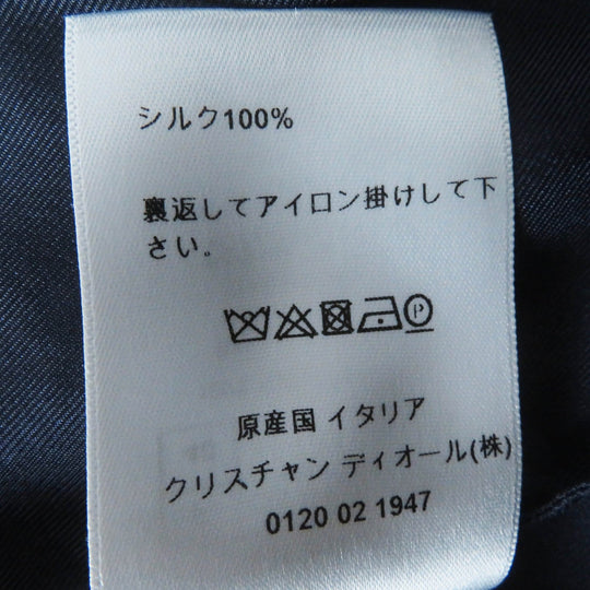 Christian Dior Jacket 141V35A6776 Main: 100% silk Navy white Women 44 Used Authentic
