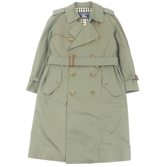 BURBERRY trench coat Main: 100% cotton, sleeve lining: 100% polyester iridescent mens Used Authentic