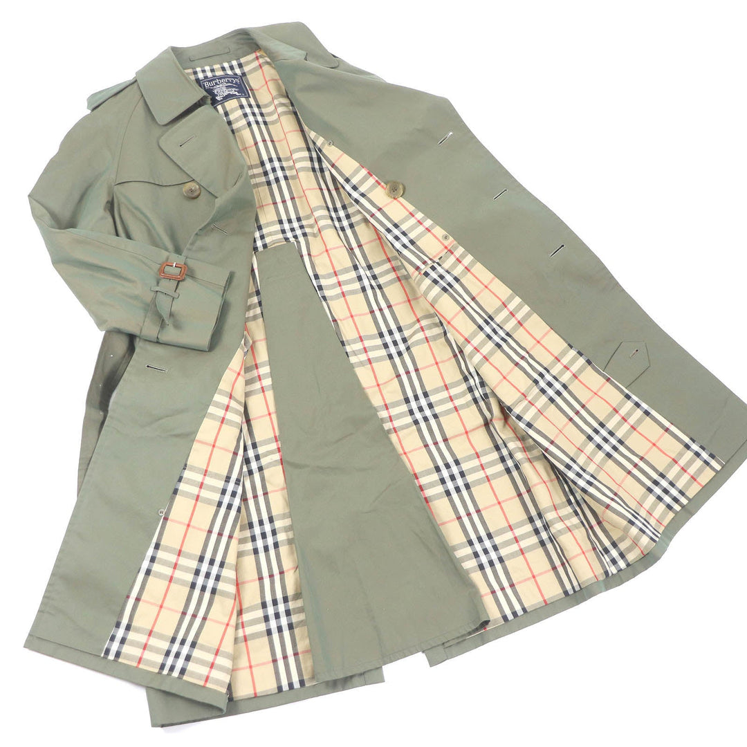 BURBERRY trench coat Main: 100% cotton, sleeve lining: 100% polyester iridescent mens Used Authentic