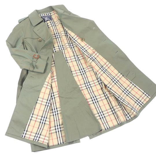 BURBERRY trench coat Main: 100% cotton, sleeve lining: 100% polyester iridescent mens Used Authentic