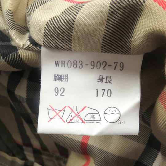 BURBERRY trench coat Main: 100% cotton, sleeve lining: 100% polyester iridescent mens Used Authentic
