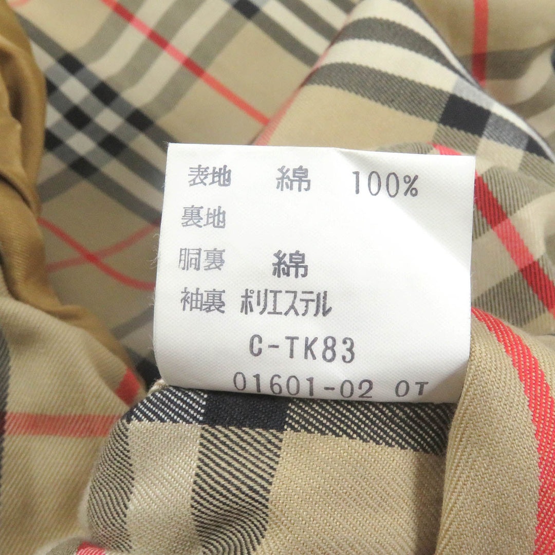 BURBERRY trench coat Main: 100% cotton, sleeve lining: 100% polyester iridescent mens Used Authentic