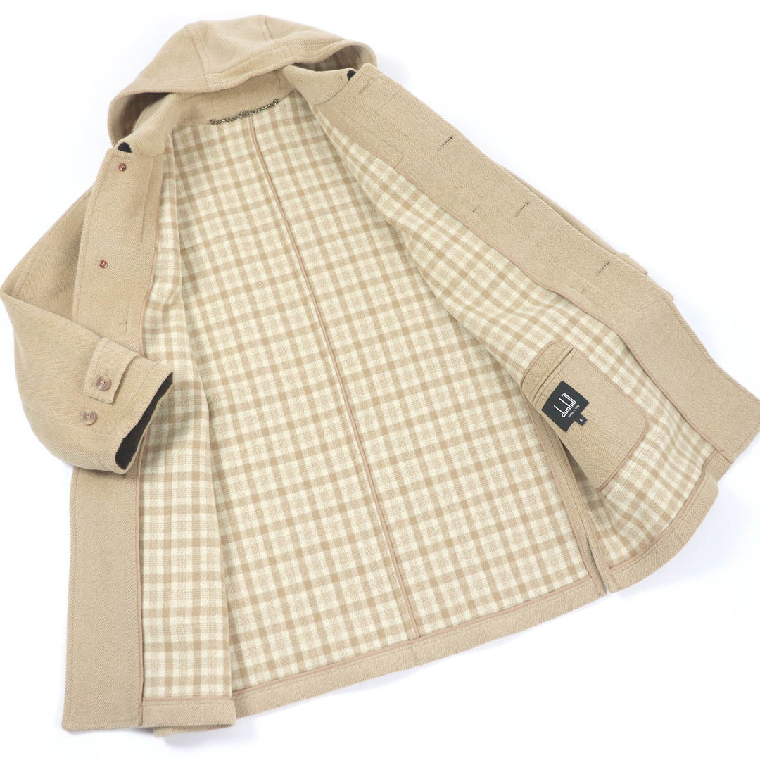 Dunhill Duffel coat Main: 100% wool beige mens M Used Authentic